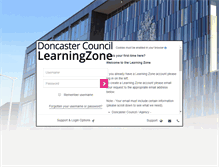 Tablet Screenshot of doncaster.learningpool.com