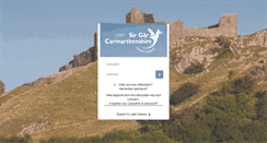 Desktop Screenshot of carmarthenshire.learningpool.com